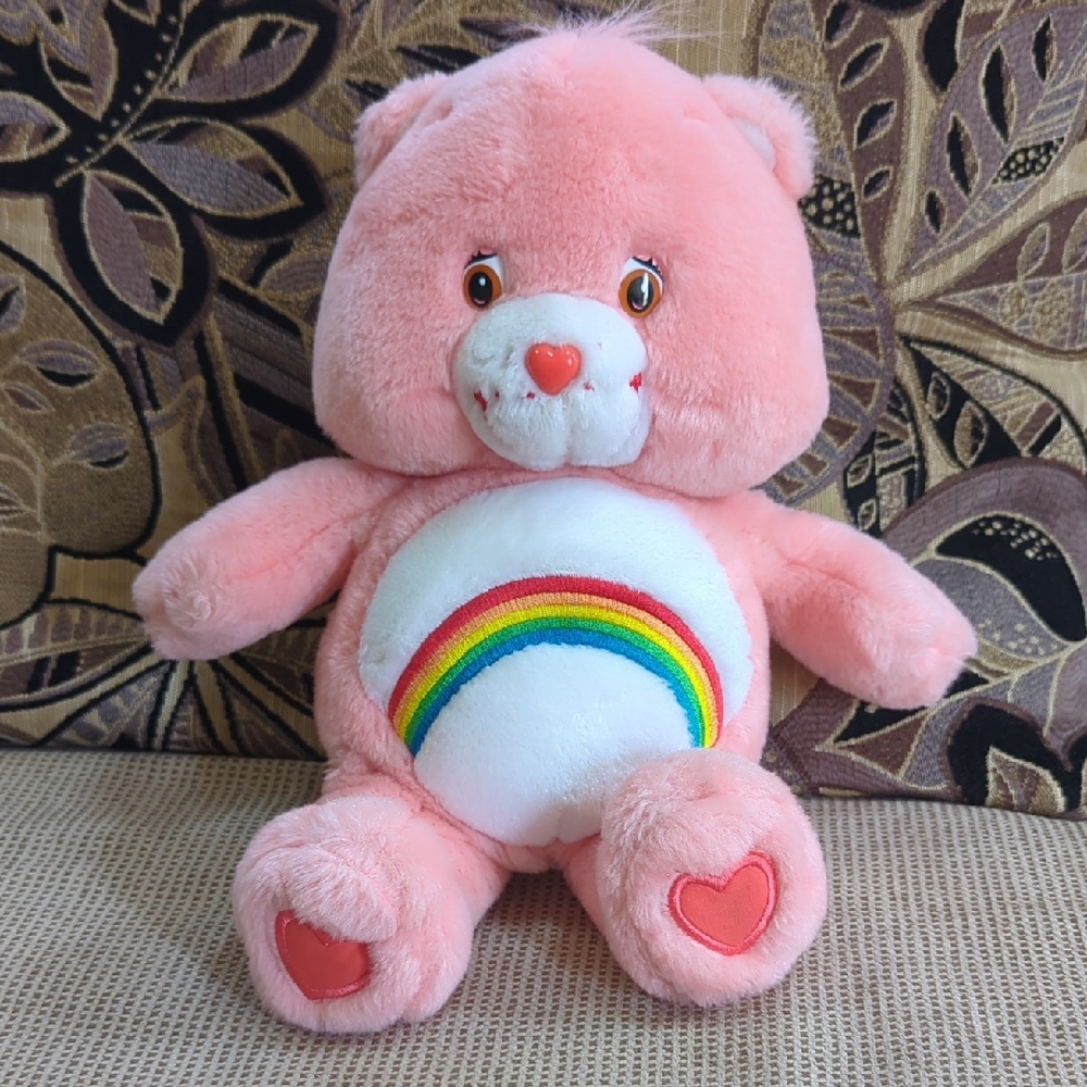 Vintage,Care Bear, Rainbow Bear, Sings And Bounces To Children's Songs.